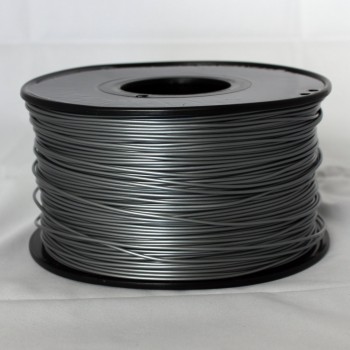 3D Printer Filament 1kg/2.2lb 3mm  PLA  Silver 